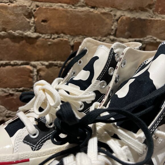 Brain Dead x Converse Chuck 70 “Cow Print” – White/Black/Red – US Men's 8 - Picture 5 of 6